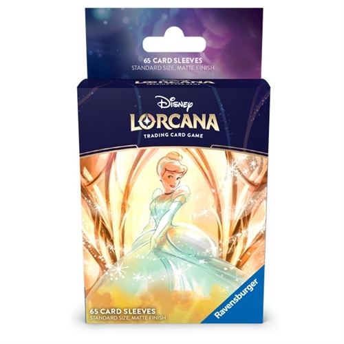 Plastiklommer - Cinderella - (65 Sleeves) Disney Lorcana